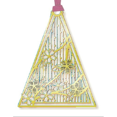 ブックマーク 金のしおり 桜A ゴールド×10