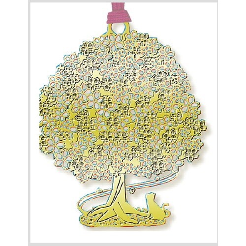 ブックマーク 金のしおり 桜B ゴールド×10