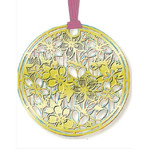 ブックマーク 金のしおり 桜C ゴールド×10