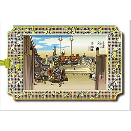 ブックマーク 広重 保土ヶ谷 ゴールド×10