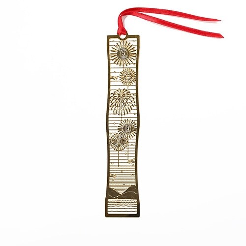 和ブックマーク 夏夜空 ゴールド×10