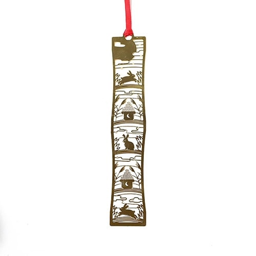 和ブックマーク 十五夜兎 ゴールド×10