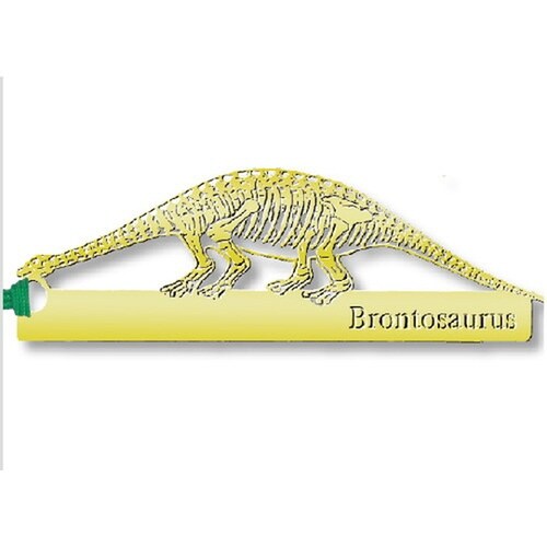 ブックマーク ブロントサウルス ゴールド×10