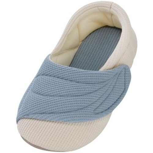 ワイドベルトワッフル片足/ブルー/右L