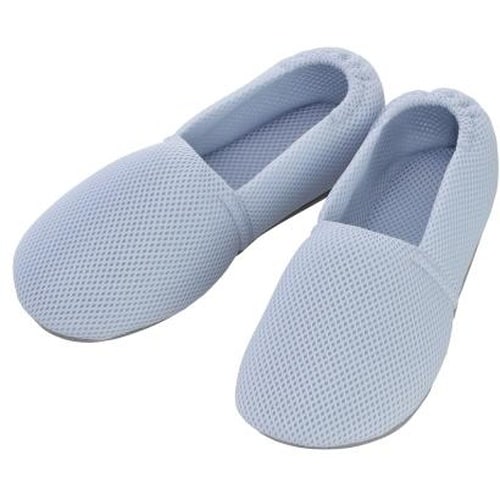 ケアシューズエスパドメッシュブルーL