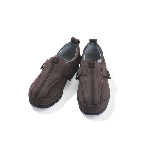 つま先ひろびろサポート5EブラウンS