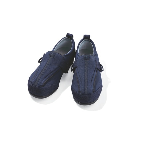 つま先ひろびろサポート5Eネイビー4L