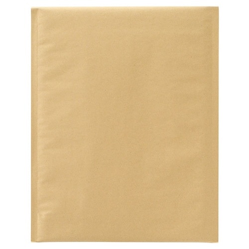 無地緩衝材付宅配紙袋1クラフト 10枚×4