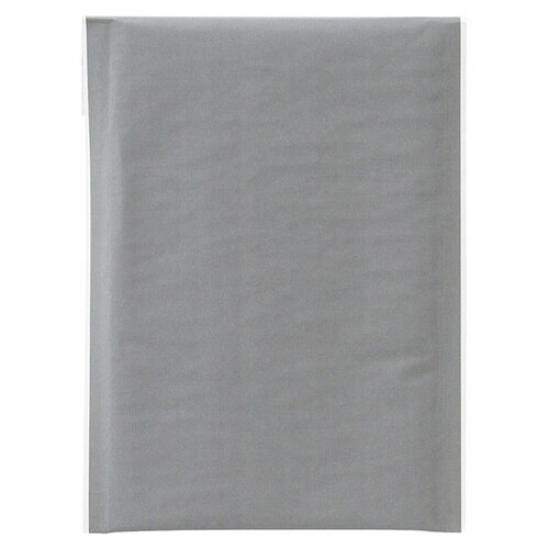 無地緩衝材付宅配紙袋3グレー 10枚×7