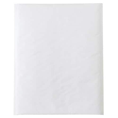 無地緩衝材付宅配紙袋1ホワイト 10枚×4