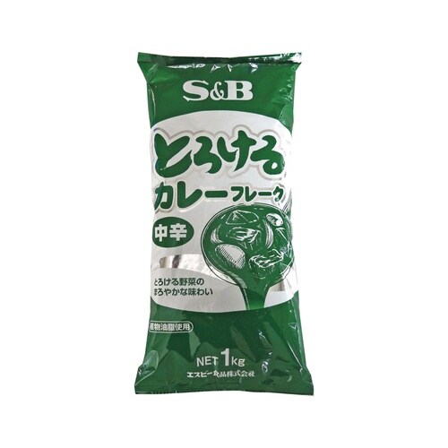 エスビー食品 とろけるカレーフレーク中辛 1kg