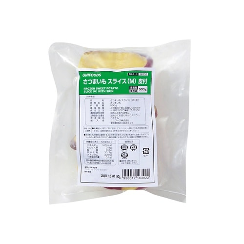 【冷凍】ユニフーズ さつまいもスライス皮付