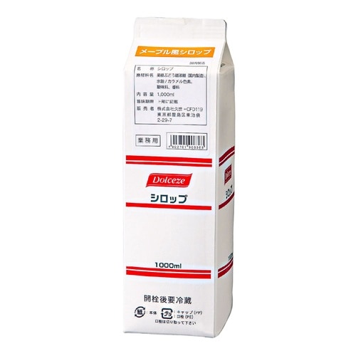 Dolceze メープル風シロップ 1L x2