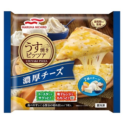 マルハニチロ うす焼きピッツァ濃厚チーズ 118g