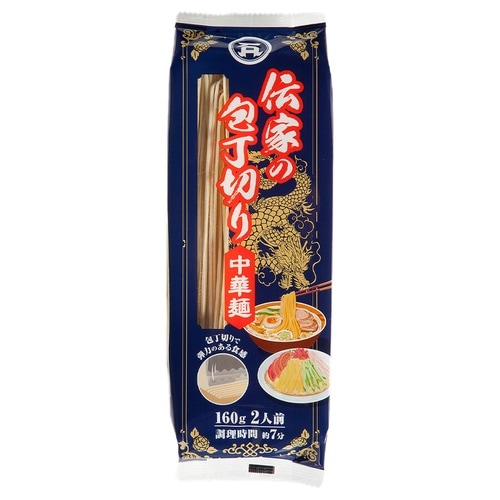 石丸製麺 伝家の包丁切り中華麺160g×12袋