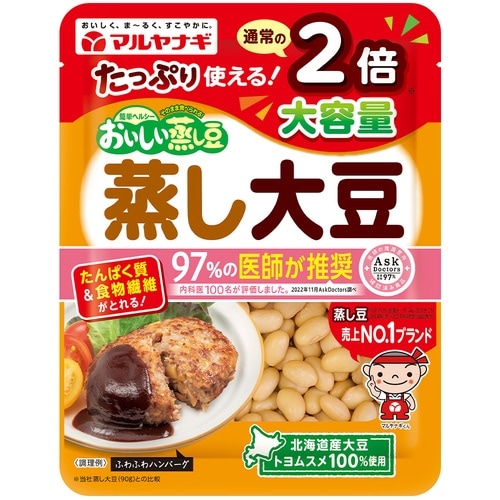 マルヤナギ小倉屋 大容量蒸し大豆180g×10個