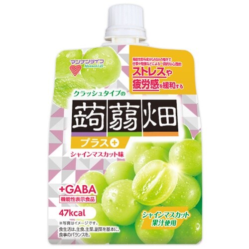 マンナンライフ クラッシュタイプの蒟蒻畑プラスシャ