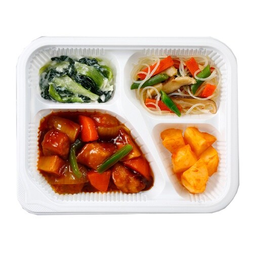 ニチレイフーズ きくばりごぜん 黒酢の酢豚 210