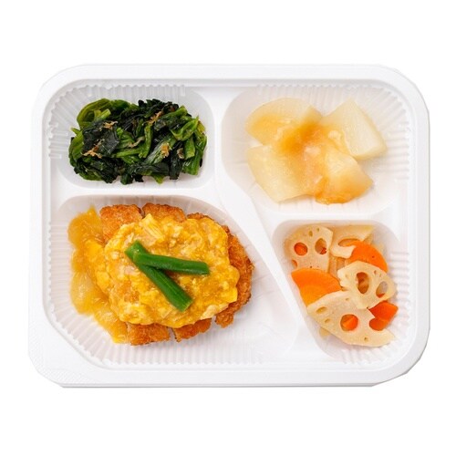 ニチレイフーズ きくばりごぜん カツの卵とじ風 2