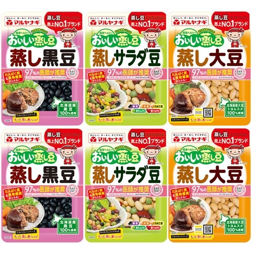 マルヤナギ小倉屋 マルヤナギ 蒸し豆セット 3種各