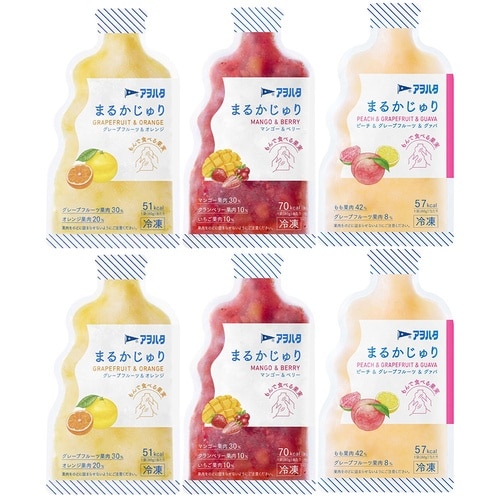 アヲハタ アヲハタ まるかじゅり 3種X各2袋 (