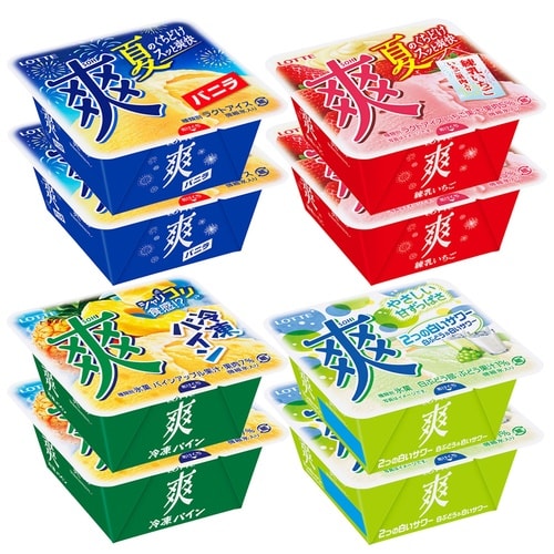 ロッテ爽4種セット(各2個)