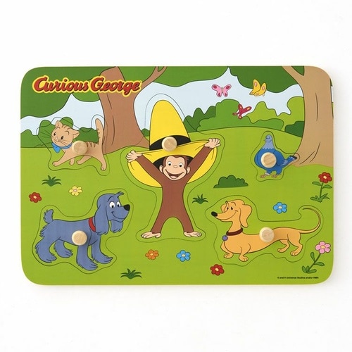 おさるのジョージ 木製えあわせパズル