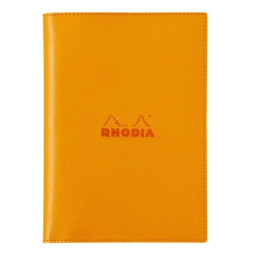 PUレザーカバー付ホチキス留めA5×3