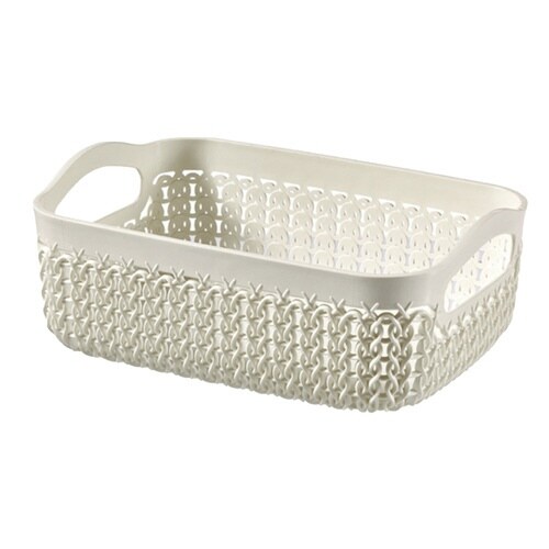 ニット バスケットA6 WH×8