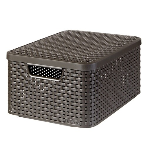 スタイル 収納ボックスM BR×3