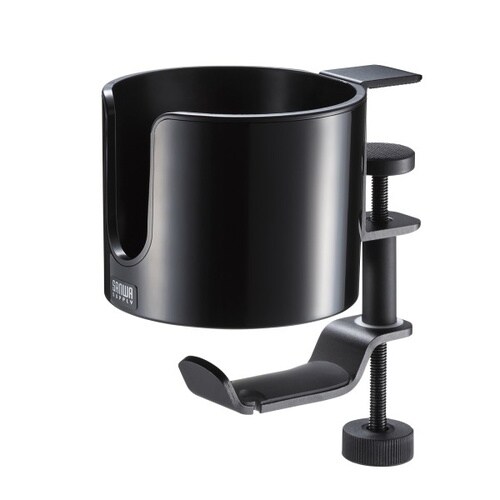 ドリンクホルダー付きバッグハンガー