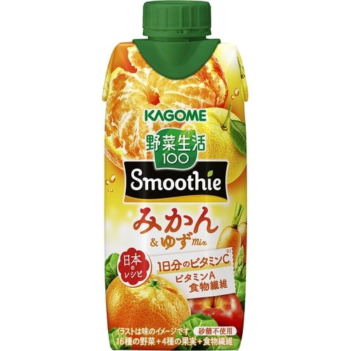 スムージーみかん&ゆずミックス330ml×12