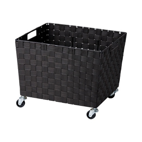 収納ボックス PPバスケット ダークブラウン