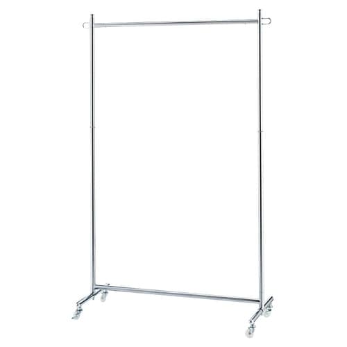 プッシュ式ハンガーラック W90cmタイプ