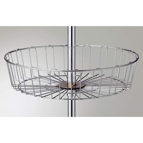 回転ハンガースタンド 円型カゴ