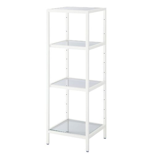 ボックスフレームテーブル 4段 サテンホワイト