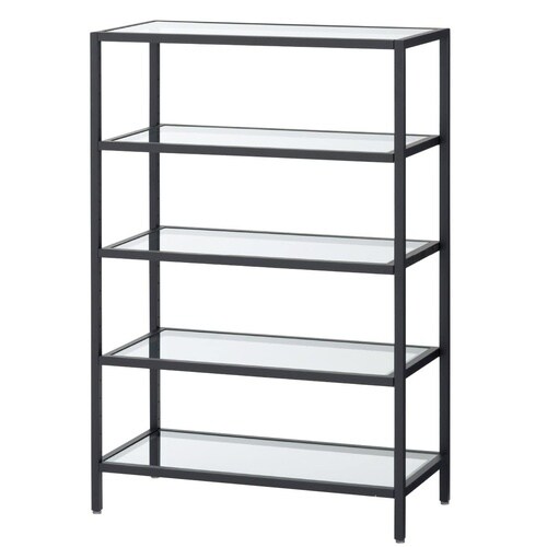 ボックスフレームテーブル 5段 サテンブラック