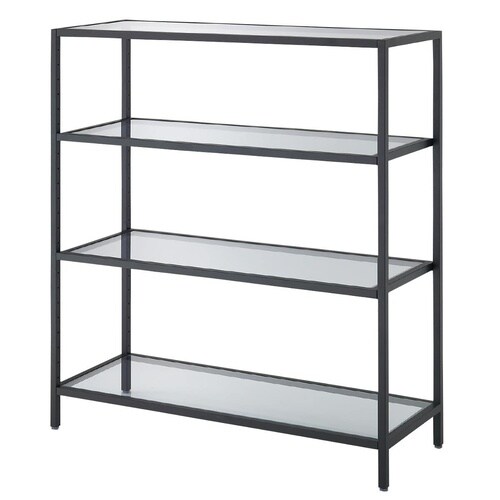 ボックスフレームテーブル 4段 サテンブラック