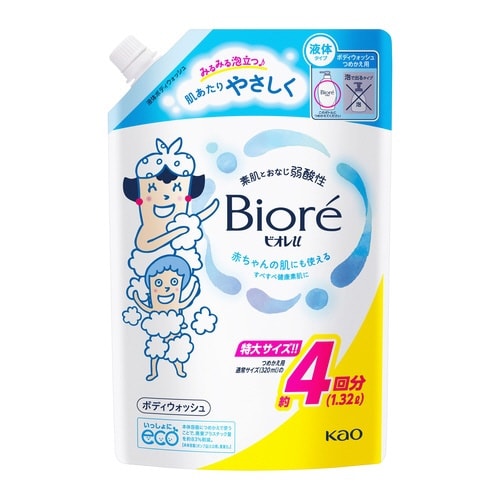 ビオレu プレーン 詰替 1.32L×6