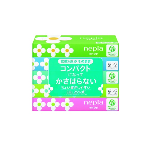 王子ネピアネピアティシュ150W×5箱パック×18
