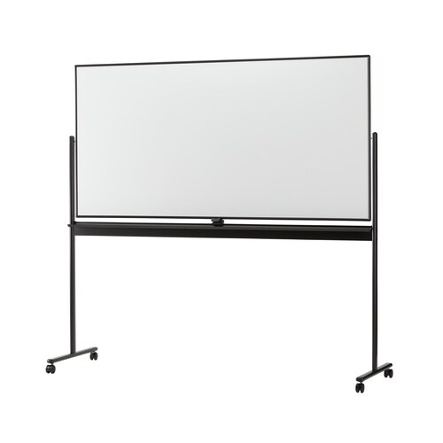 脚付きホワイトボード両面ホーローW1890 BK