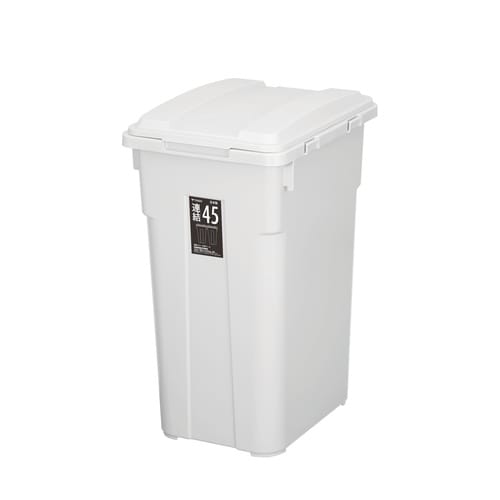 連結カラー分別ペール45型 ホワイト