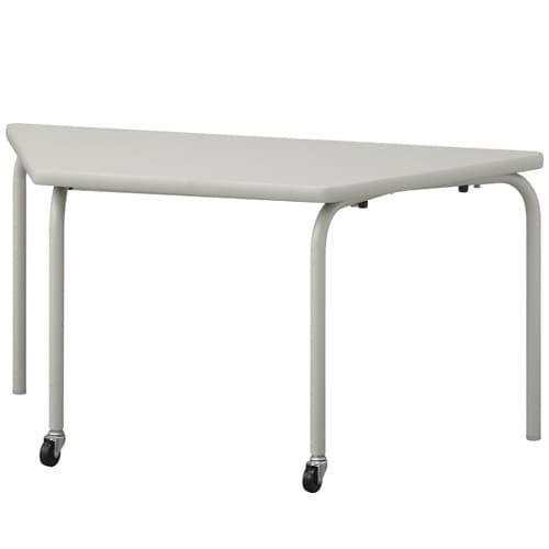 スタッキングテーブル台形グレーH640