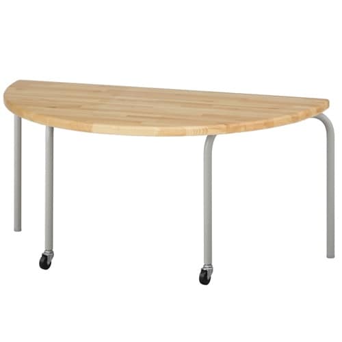 スタッキングテーブル半円パインH700