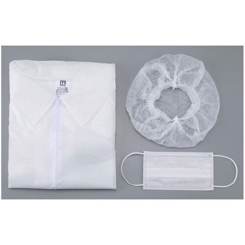 【ネームタグ貼付け導電ハンガー付】不織布