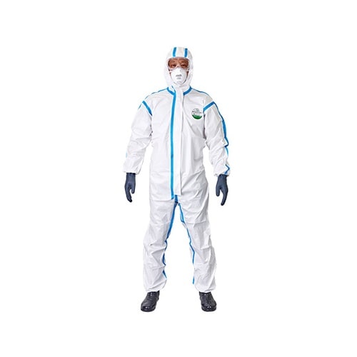 【ネームタグ貼付け導電ハンガー付】防護服