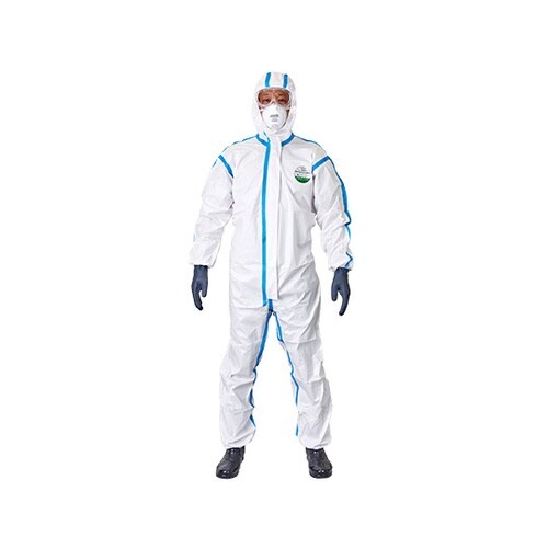 【ネームタグ貼付け導電ハンガー付】防護服