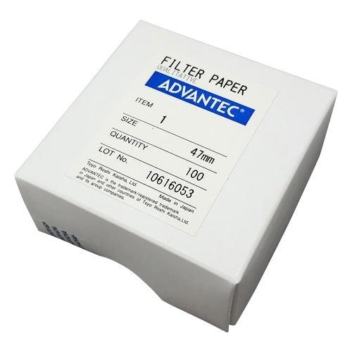 定性濾紙 No.1 47mm 100枚