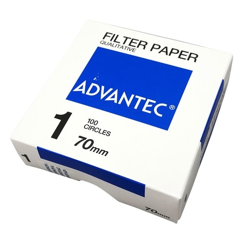 定性濾紙 No.1 70mm 100枚
