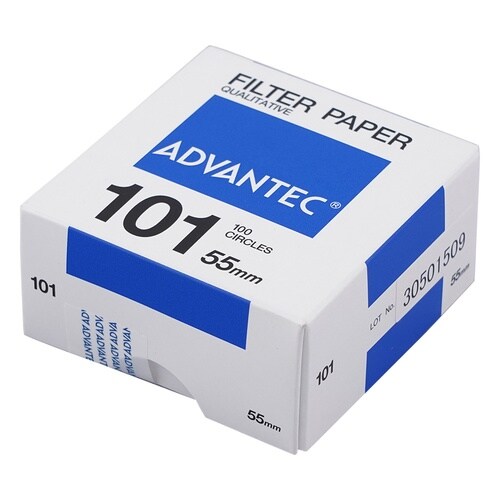 定性濾紙 No.101 55mm 百枚